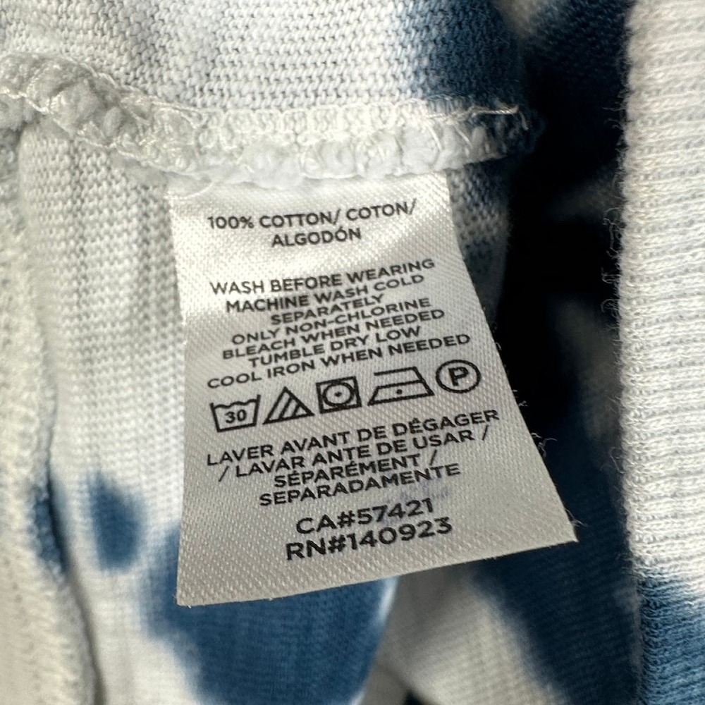 LOFT Floral Pattern Hoodie size Small Blue/White‎ - Picture 3 of 6